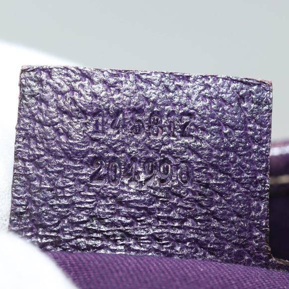 GUCCI New Jackie GG Canvas Hand Bag Beige 145817 Auth 81780 - Picture 12 of 16